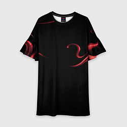 Детское платье Color red abstraction