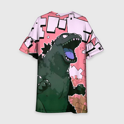 Детское платье Годзилла рычит / 3D-принт – фото 2