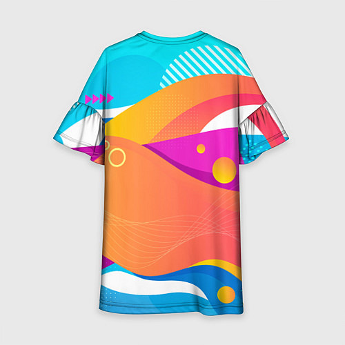 Детское платье Пингвин фотограф на льдине / 3D-принт – фото 2