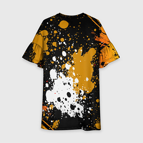 Детское платье Тралалера Тралала брейнрот мем - Акула в кроссовка / 3D-принт – фото 2