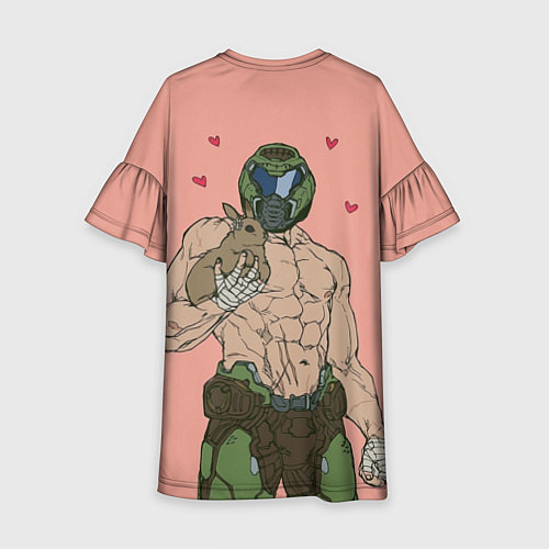 Детское платье Палач рока с кроликом / 3D-принт – фото 2