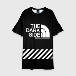 Платье клеш для девочки The dark side, цвет: 3D-принт
