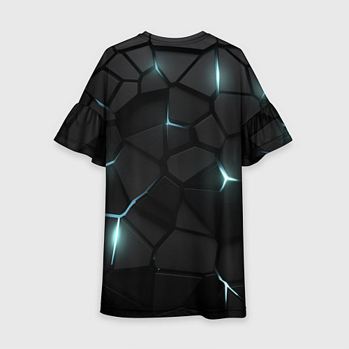 Детское платье Сиэтл Кракен - НХЛ хоккей / 3D-принт – фото 2