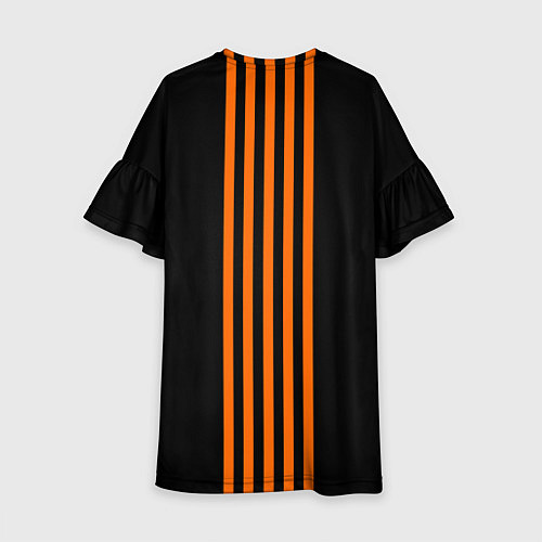 Детское платье ФК Урал - полоски / 3D-принт – фото 2