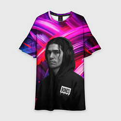 Детское платье Bones в наушниках