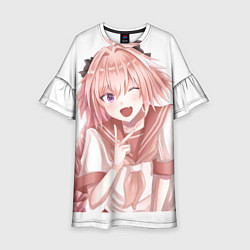 Платье клеш для девочки Астольфо - Судьба: Апокриф - big pictures, цвет: 3D-принт