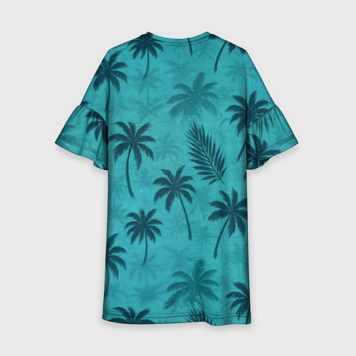 Детское платье Гавайский стиль - Томми Версетти / 3D-принт – фото 2