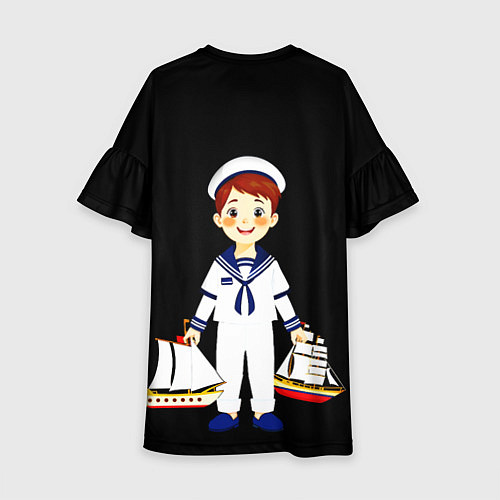 Детское платье Маленький морячок / 3D-принт – фото 2