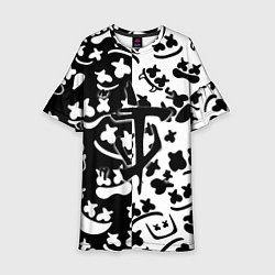 Детское платье Doom x Marshmello pattern