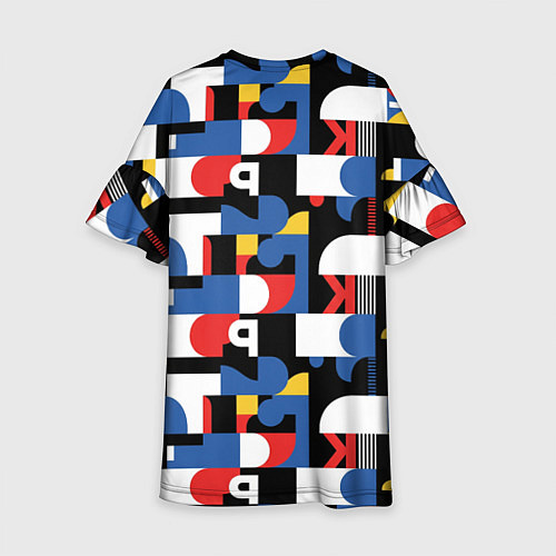 Детское платье Геометрия букв / 3D-принт – фото 2