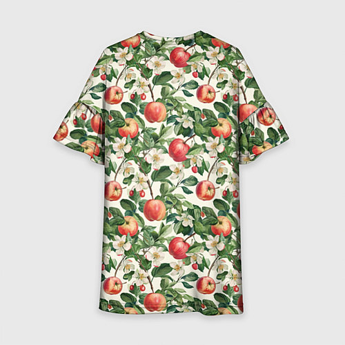 Детское платье Яркие яблочки - паттерн / 3D-принт – фото 2