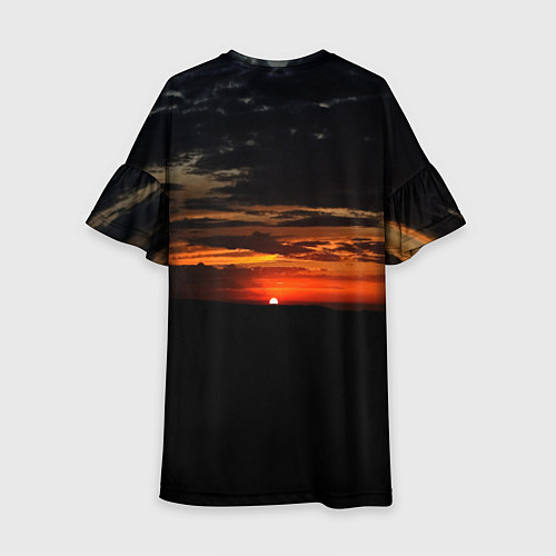 Детское платье Закат на плато / 3D-принт – фото 2