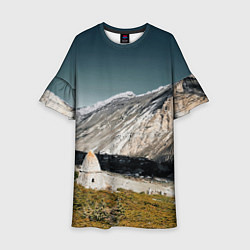 Платье клеш для девочки Фардык-Кешене, цвет: 3D-принт