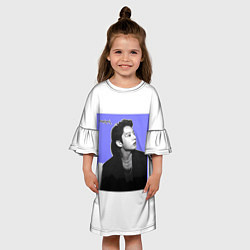 Платье клеш для девочки JK Чонгук, цвет: 3D-принт — фото 2