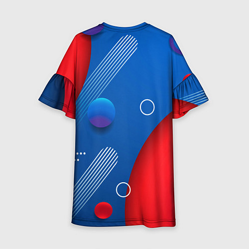 Детское платье Радостныйй жираф в шарфе / 3D-принт – фото 2