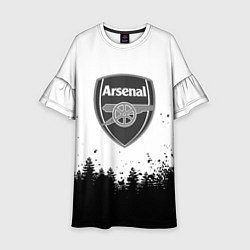 Детское платье Arsenal черный лес