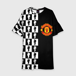 Детское платье Манчестер Юнайтед текстура люди