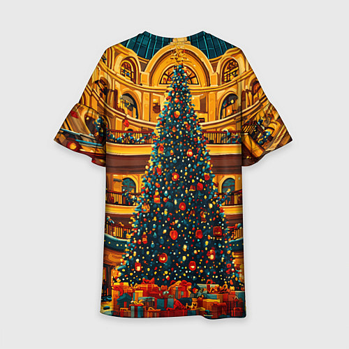 Детское платье Московская новогодняя елка / 3D-принт – фото 2