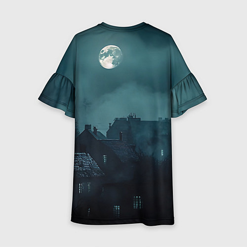 Детское платье Вампирша МаоМао - Монолог Фармацевта аниме Хэллоуи / 3D-принт – фото 2