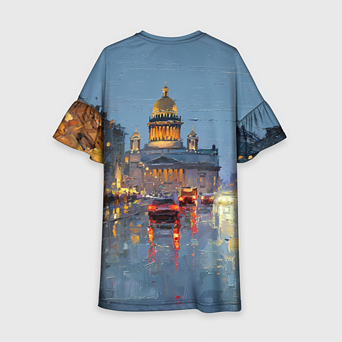 Детское платье Зимний Питер / 3D-принт – фото 2