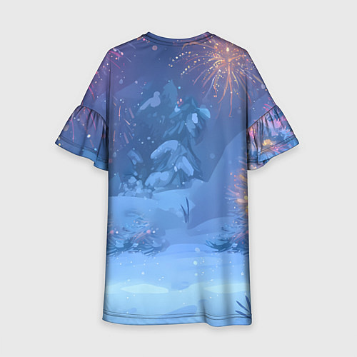 Детское платье Милая лошадка 2026 / 3D-принт – фото 2