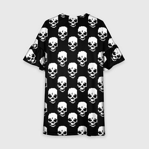 Детское платье Borussia черепа / 3D-принт – фото 2