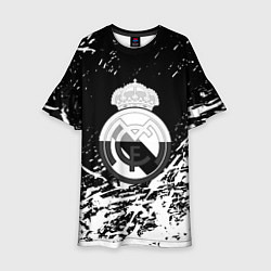 Детское платье Реал Мадрид краски текстура