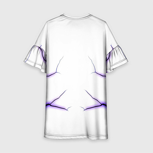 Детское платье Color white purple / 3D-принт – фото 2