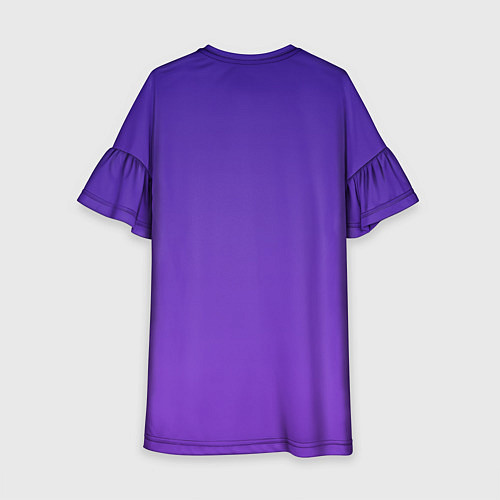 Детское платье The color is purple / 3D-принт – фото 2