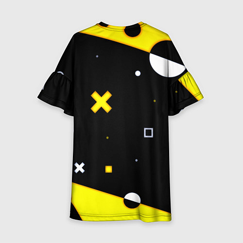 Детское платье Borussia геометрия текстура / 3D-принт – фото 2