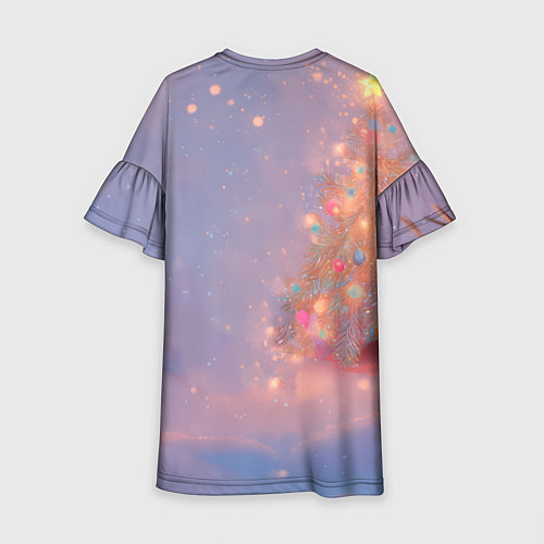 Детское платье Лисичка Новый год / 3D-принт – фото 2