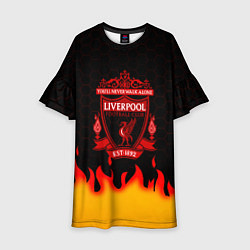 Детское платье Liverpool огонь спорт