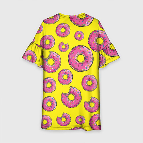 Детское платье Пончики Гомера / 3D-принт – фото 2