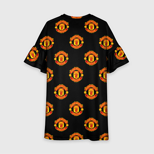 Детское платье Manchester United Pattern / 3D-принт – фото 2