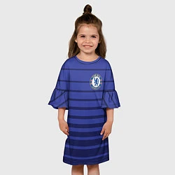 Платье клеш для девочки Chelsea: Zola, цвет: 3D-принт — фото 2