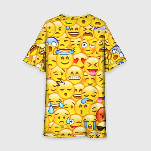 Детское платье Emoji / 3D-принт – фото 2