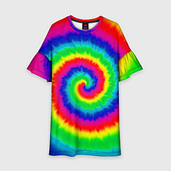 Детское платье Tie dye