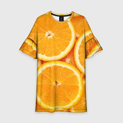 Детское платье Апельсин