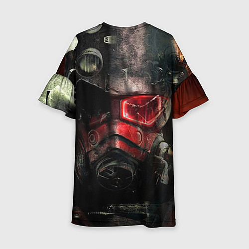 Детское платье Fallout Red / 3D-принт – фото 2