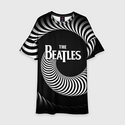 Платье клеш для девочки The Beatles: Stereo Type, цвет: 3D-принт