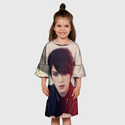 Платье клеш для девочки Kim JaeJoong, цвет: 3D-принт — фото 2