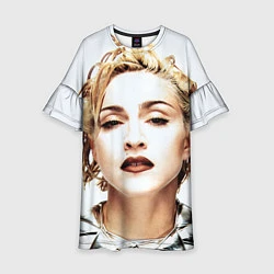 Платье клеш для девочки Мадонна, цвет: 3D-принт