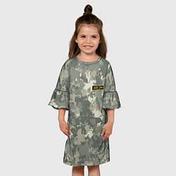 Платье клеш для девочки A II +, цвет: 3D-принт — фото 2