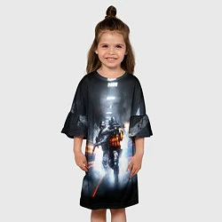 Платье клеш для девочки Battlefield Hardline, цвет: 3D-принт — фото 2