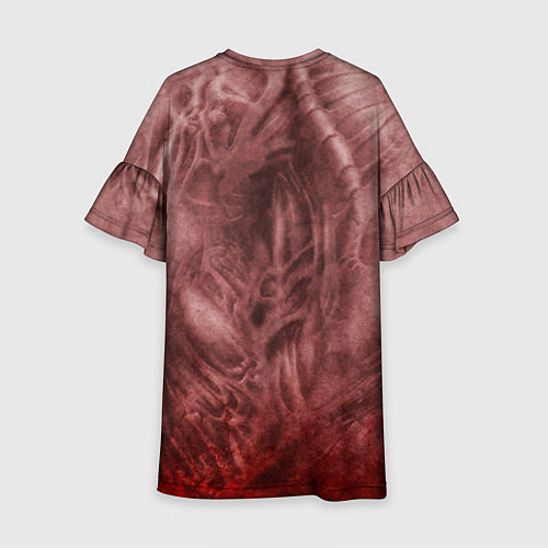 Детское платье DOOM Skull / 3D-принт – фото 2