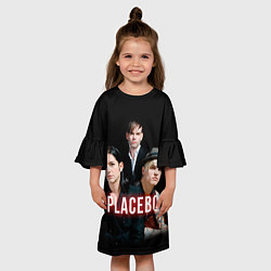 Платье клеш для девочки Placebo Guys, цвет: 3D-принт — фото 2