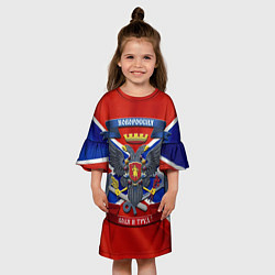 Платье клеш для девочки Новороссия 2, цвет: 3D-принт — фото 2