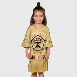 Платье клеш для девочки Made in USSR, цвет: 3D-принт — фото 2