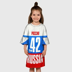 Платье клеш для девочки Russia: from 42, цвет: 3D-принт — фото 2