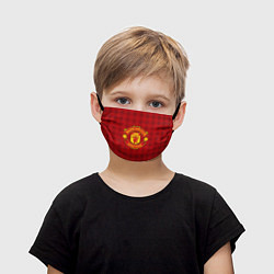 Маска для лица детская Manchester United, цвет: 3D-принт
